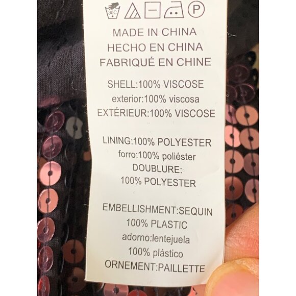 Michael Kors Sequin surplice Jumpsuit M Stretch Crop Wide Leg Sleeveless 7796 - Picture 5 of 16